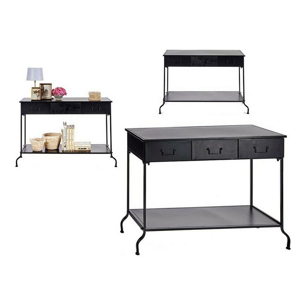 Hall Gift Decor Black 43 x 121 x 84,5 cm